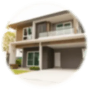 Family with New Home